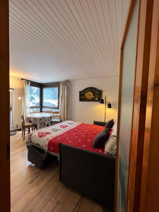 Studio Dent Du Caiman, Chamonix Hyper Centre, Parking, Vue Mont Blanc Экстерьер фото